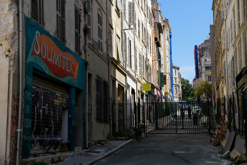 Effondrement d'immeubles à Marseille rue d'Aubagne, le 30 juillet 2020