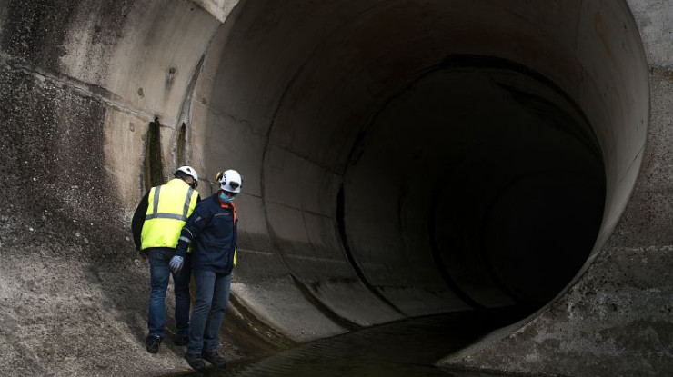  Inspection du barrage d'Eguzon