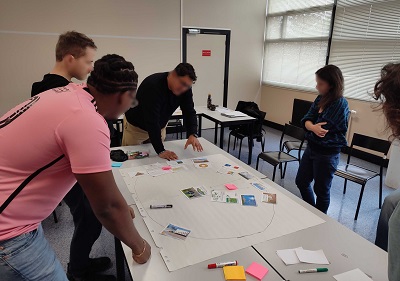 Fresque de l'EAU avec la DREA