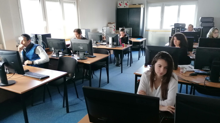Avant les salles de formation informatique c'était ça
