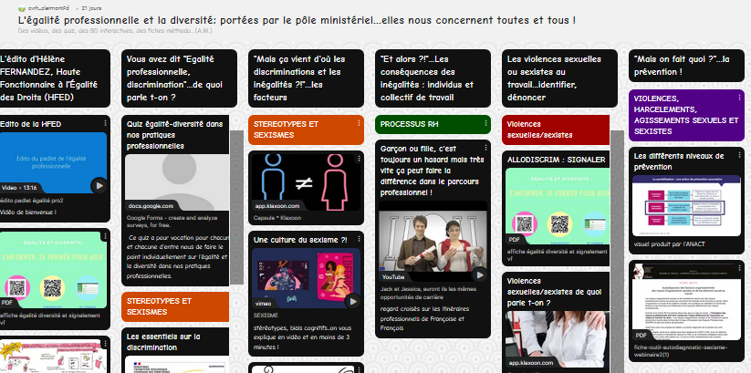 padlet egalite diversite