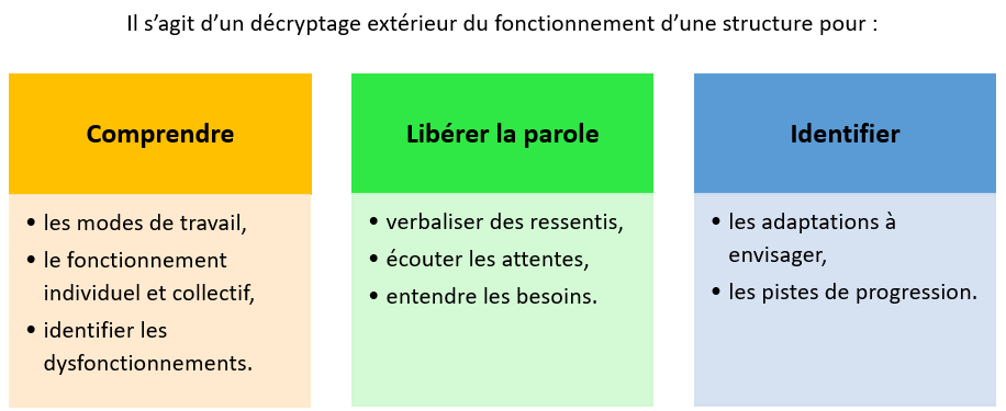 Le diagnostic organisationnel - voir la transcription ci-dessous