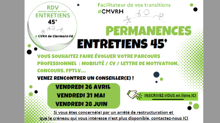 L'affiche indiquant les dates de permanence du vendredi L'affiche indiquant les dates de permanence du vendredi