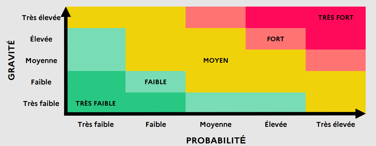 Exemple de matrice des risques