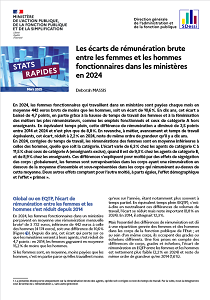 Stats Rapides Ecarts de rémunération FPE